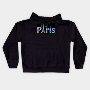 I Love Paris  J'aime Paris Kids Hoodie